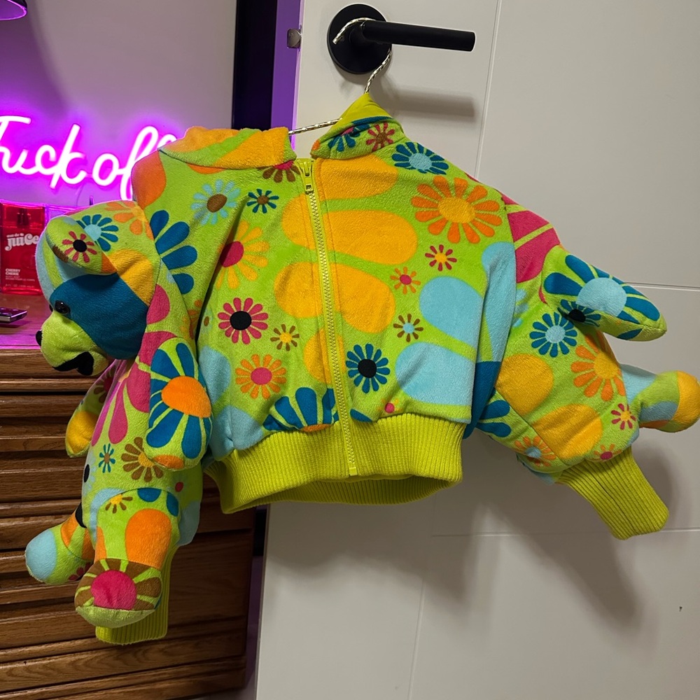 Jeremy Scott teddy jacket